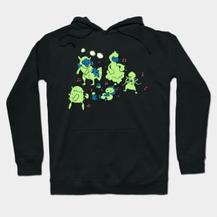 Rock N Rolliens: Party 8 Hoodie